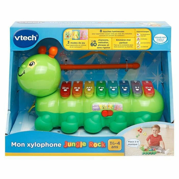 Xylophone Vtech Baby Jungle Rock - Xylophone chenille (FR) PVC