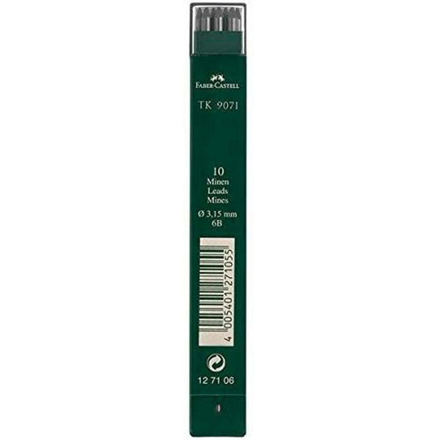 Pencil lead replacement Faber-Castell Wood 3 Pieces 6B