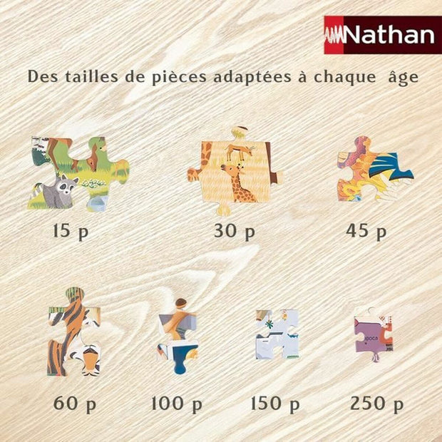 Puzzle Nathan Dans l'espace (Cherche et trouve) 150 Pieces