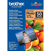 Glossy Photo Paper Brother BP71GP50 10 x 15 cm 50 Sheets (50 Units)