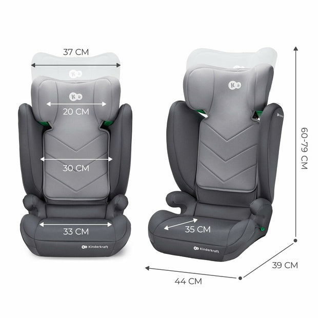 Car Chair Kinderkraft I-SPARK i-Size 100-150 cm Grey
