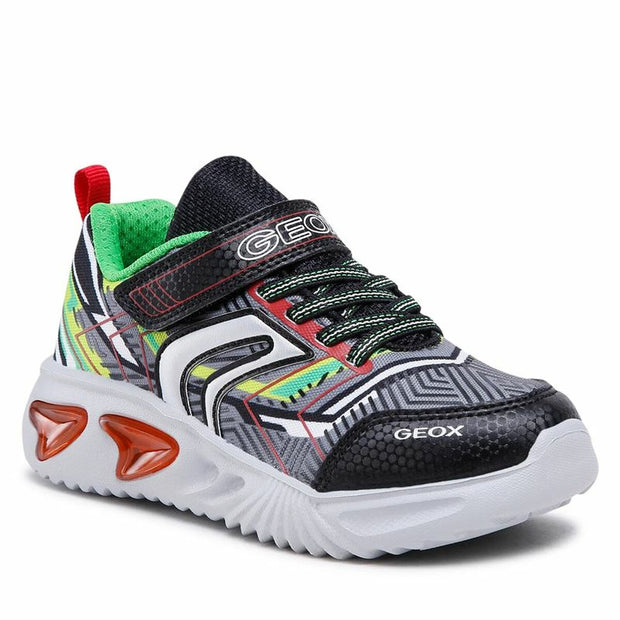 Sports Shoes for Kids Geox Assister Black