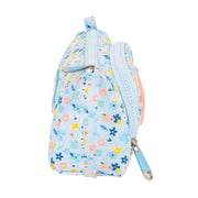 School Case with Accessories Moos Lovely Blue (32 Pieces)
