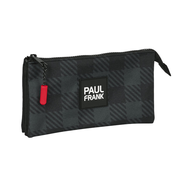 Triple Carry-all Paul Frank Campers Black (22 x 12 x 3 cm)