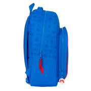School Bag Super Mario Play Blue Red 32 x 42 x 15 cm