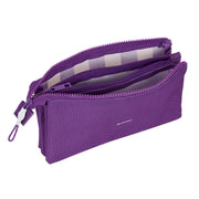 Double Carry-all Real Valladolid C.F. Purple 22 x 12 x 3 cm