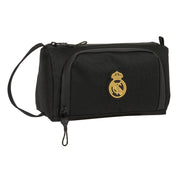 School Case with Accessories Real Madrid C.F. Black 20 x 11 x 8.5 cm (32 Pieces)