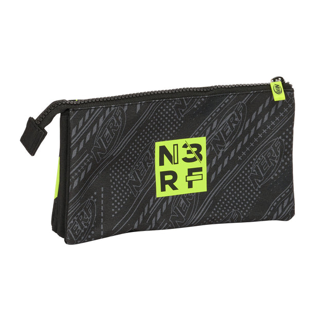 Triple Carry-all Nerf Get ready Black 22 x 12 x 3 cm