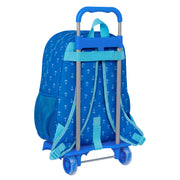 School Rucksack with Wheels Donald Blue 33 x 42 x 14 cm
