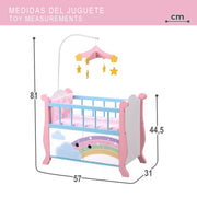 Cradle for dolls Teamson BBQ 57 x 81 x 31 cm