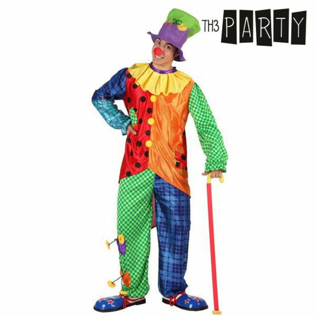 Costume for Adults Th3 Party Multicolour Circus (3 Pieces)
