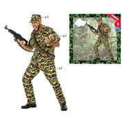 Costume for Adults Shine Inline Militar Green XS/S