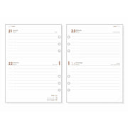 Diary Refill Finocam Open R1097 2024 White 15,5 x 21,5 cm