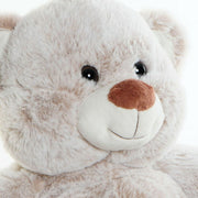 Fluffy toy DKD Home Decor Brown Beige Multicolour Plastic Bear 29 x 24 x 29 cm
