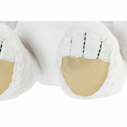 Teddy Bear DKD Home Decor Bow tie White Golden Metal Children's Bear 30 x 40 cm 25 x 25 x 30 cm