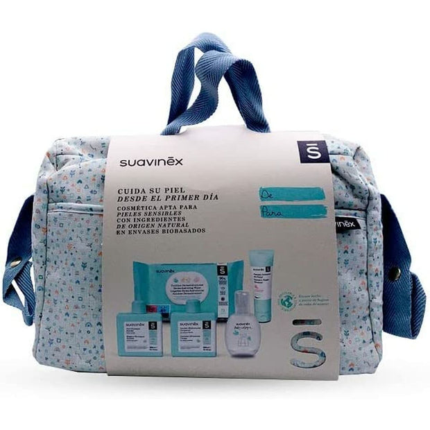 Gift Set for Babies Suavinex Bag Blue (6 Pieces)