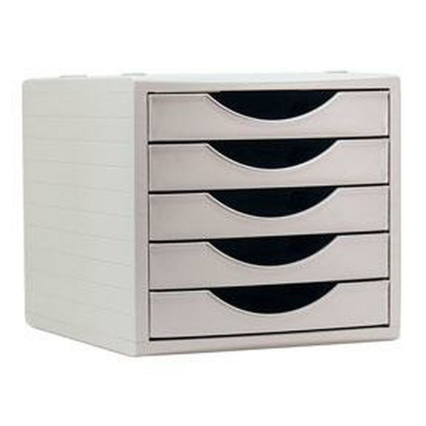 Modular Filing Cabinet Archivo 2000 ArchivoTec Serie 4000 5 drawers Din A4 Grey 34 x 27 x 26 cm