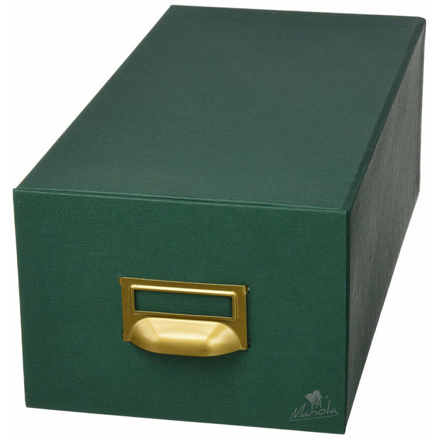 Refillable storage binder Mariola Green Cardboard 18 x 12,5 x 35 cm