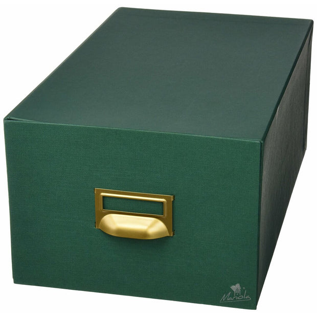 Refillable storage binder Mariola Green Cardboard 22 x 15,5 x 35 cm