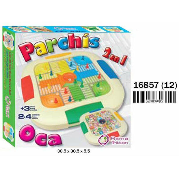 Parchís and Oca Board 30,5 x 30,5 x 5,5 cm