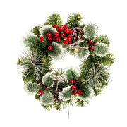 Advent wreathe PVC Multicolour 30 x 30 x 10 cm