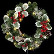 Advent wreathe PVC Multicolour 40 x 40 x 10 cm