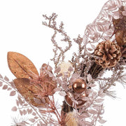 Advent wreathe Copper Rattan Plastic Pineapples 55 cm