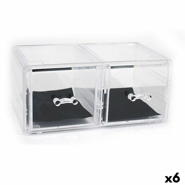 Multi-Purpose Organiser Confortime Plastic Transparent 23,8 x 15,3 x 10,8 cm (6 Units)