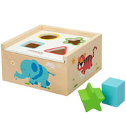 Child's Wooden Puzzle Woomax Shapes 13,5 x 7,5 x 13 cm (6 Units)