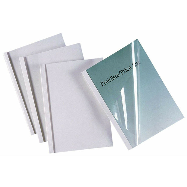 Folder GBC 100 Units Thermal White Transparent A4 PVC