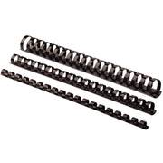 Binding Spirals Fellowes 5349702 Binding Black PVC 38 mm