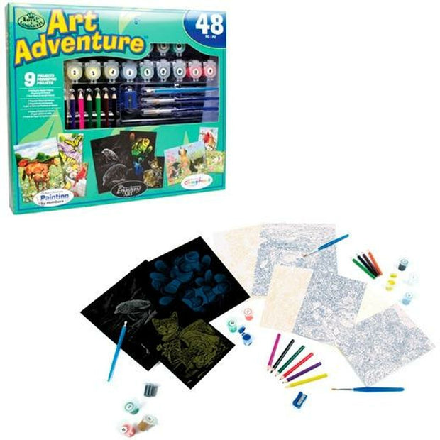 Paint by Numbers Set Royal & Langnickel Art Adventure 48 Pieces