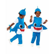 Costume for Children Baby Shark Blue 3 Pieces