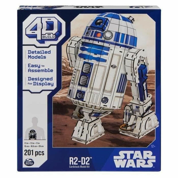 Construction set Star Wars R2-D2 201 Pieces 19 x 18,6 x 28 cm White Multicolour