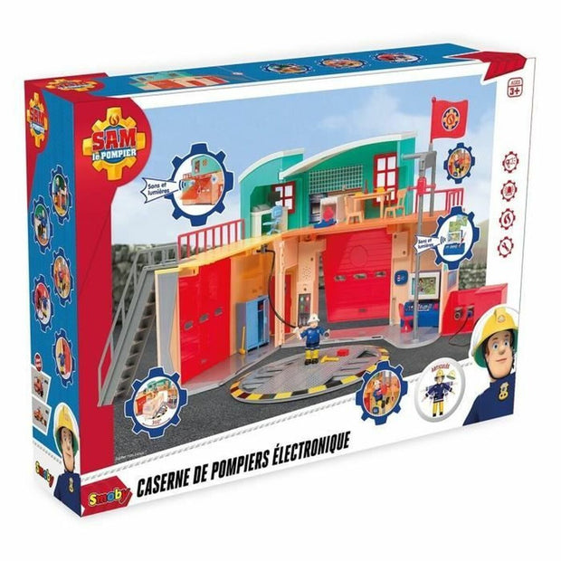 Playset Smoby Caserne de Pompiers Électronique