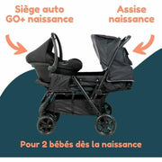 Baby's Pushchair Bambisol Black