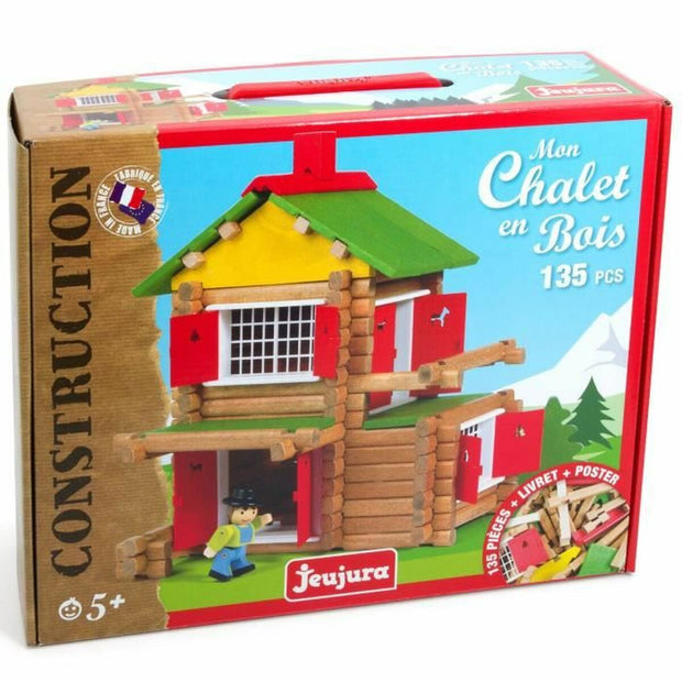 Playset Jeujura My Wooden Chalet 135 Pieces