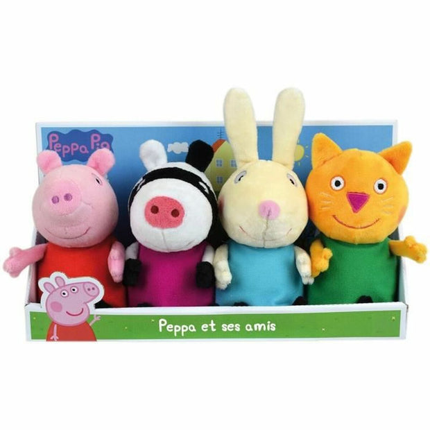 Fluffy toy Jemini Peppa Pig Set 4 Units