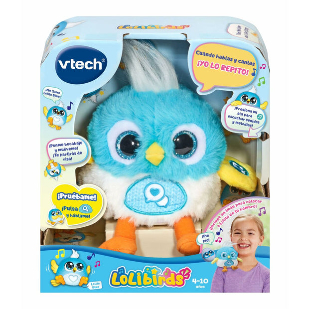 Soft toy with sounds Vtech Lolibirds Lolito Blue