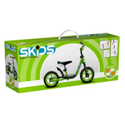 Children's Bike Skids Control Green Steel Footrest