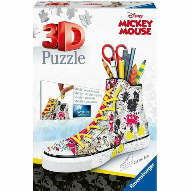 3D Puzzle Ravensburger Sneaker Mickey Mouse (108 Pieces)