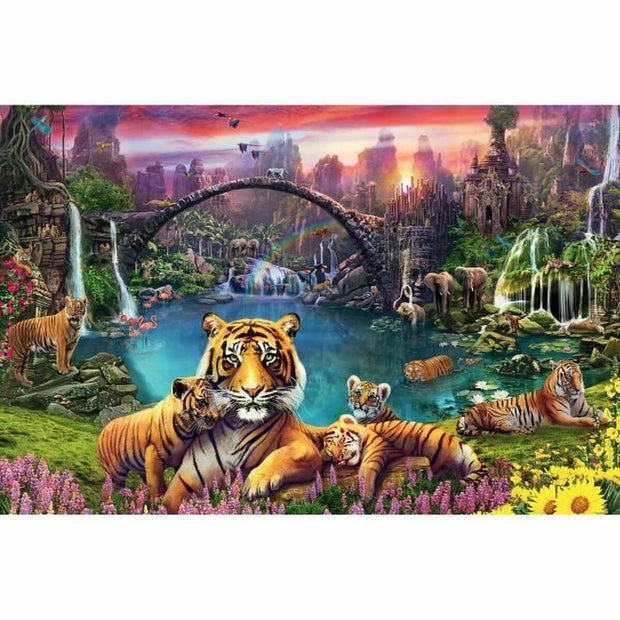 Puzzle Ravensburger Tigers in the lagoon 3000 Pieces