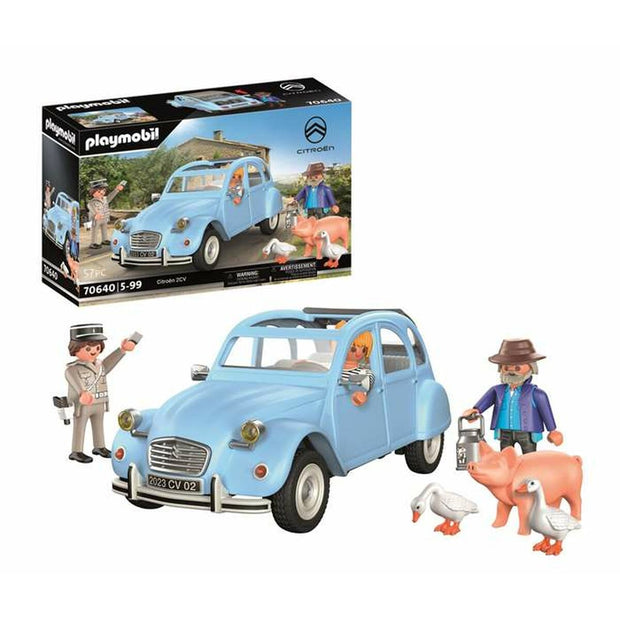 Vehicle Playset Playmobil Blue Car 57 Pieces