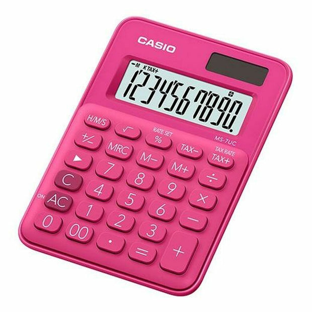 Calculator Casio MS-7UC-RD Red