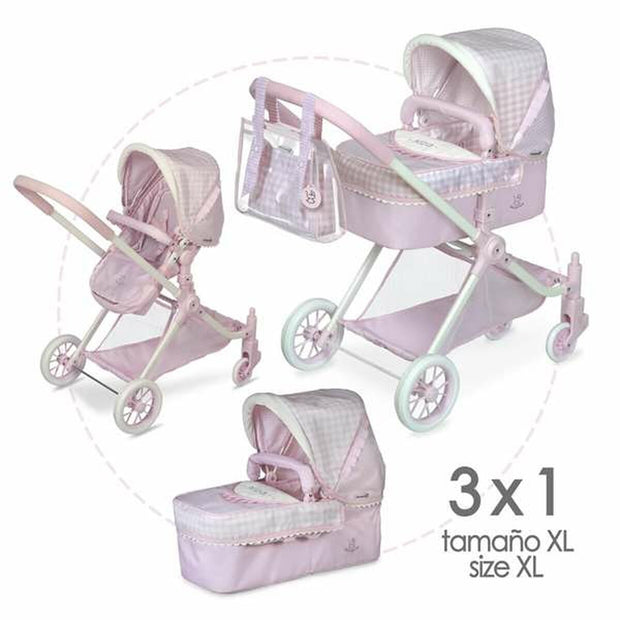 Doll Stroller Decuevas XL 3-in-1 45 x 80 x 81 cm