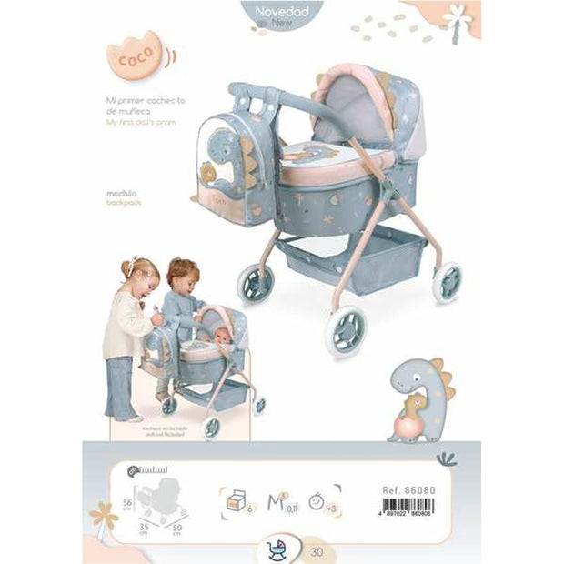 Doll Stroller Decuevas Coco 35 x 50 x 56 cm