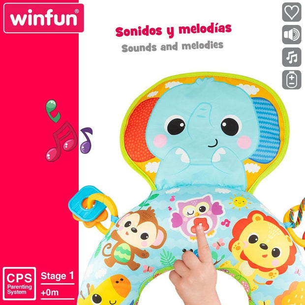 Musical Toy Winfun 32 x 8,5 x 42 cm (2 Units) Cushion Rattle