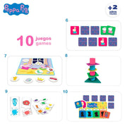 Educational Game Peppa Pig Edu Games Collection 24,5 x 0,2 x 24,5 cm (6 Units) 10-in-1