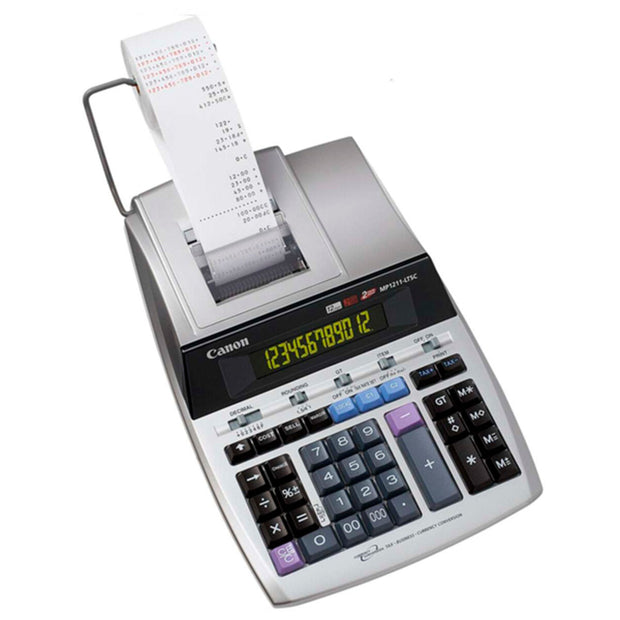 Printer calculator Canon MP1211-LTSC Silver White