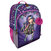 School Bag Gorjuss Up and away Purple 34.5 x 43.5 x 22 cm